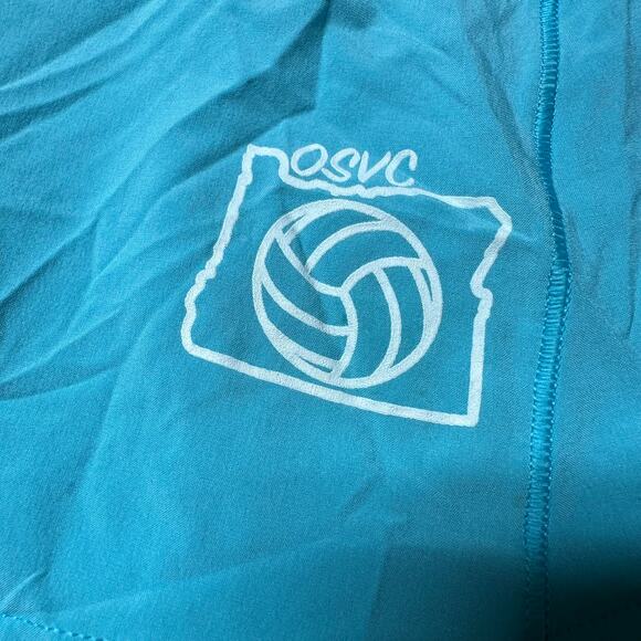 Lululemon Speed Up Mid-Rise Lined Short 4" Electric Turquoise w/ LOGO Size 8 EUC - Picture 5 of 8